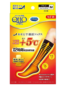 Dr.school爽健 Qtto 壓力美腿 發(fā)熱短筒襪 M/L碼