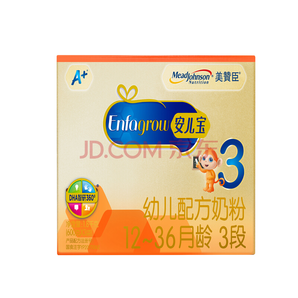 MeadJohnson Nutrition 美贊臣 安兒寶A+ 經典版幼兒配方奶粉 3段 12-36個月 1800g156元