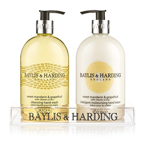 限prime會員！Baylis & Harding 蜜柑&葡萄柚 500毫升 洗手液護手霜套裝 到手約36.86元