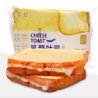 兰象岩 乳酪吐司面包750g 拼购13.9包邮
