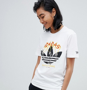 adidas阿迪Skateboarding Oversized 女士 短袖