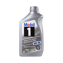 雙11預告： Mobil 美孚1號 5W-30 全合成機油 1QT *9件 390.1元（需用券，合43.34元/件）