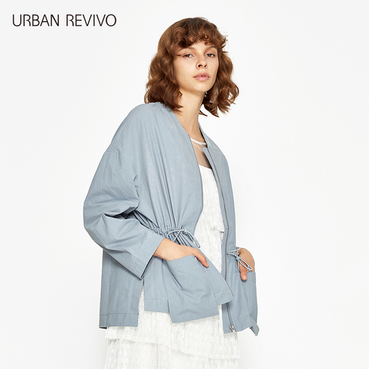 urbanrevivoyl13s1ln2002女士开襟外套99元包邮