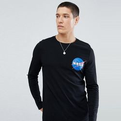 湊單！ASOS DESIGN NASA 男士長袖T恤