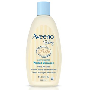 Aveeno Baby Wash & Shampoo 嬰兒洗發(fā)沐浴二合一 236ml