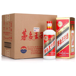 茅臺 王子酒 53度 白酒 500ml*6瓶   706元