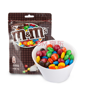  M&M’s彩豆分享裝牛奶巧克力豆 mm豆 糖果巧克力 160g *2件16.36元（合8.18元/件）