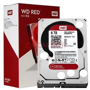 西部數(shù)據(jù)(WD)紅盤 6TB SATA6Gb/s 64M 網(wǎng)絡(luò)儲存(NAS)硬盤(WD60EFRX)1299元