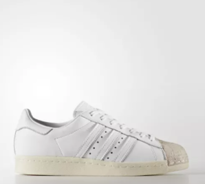 秋季煥新： adidas 阿迪達(dá)斯 Originals SUPERSTAR 80S 女款休閑運動鞋