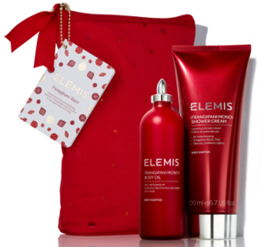 ELEMIS 艾麗美 雞蛋花明星兩件套裝沐浴露200ml+身體油100ml