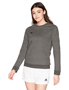 XXS碼！adidas 阿迪達(dá)斯 Soccer Core Sweat Top 女款衛(wèi)衣