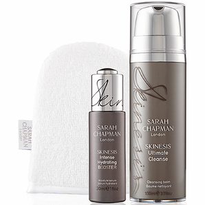 价值£108!Sarah Chapman 护肤两件套(精华30ml+洁面乳100ml+洁肤手套)