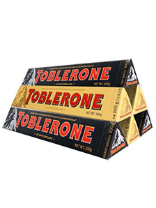 TOBLERONE 瑞士三角 牛奶 100g*3條+黑巧克力 100g*3條 38元包郵