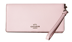 COACH 蔻馳 Polished Pebble Leather Slim 女士長款錢包 $42.99（約298.26元）