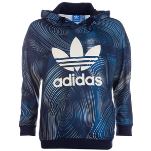 爆料有獎！國內(nèi)旗艦店類似款300+！ adidas 阿迪達(dá)斯 BQ1010 女士地理紋案個性衛(wèi)衣