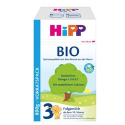 國內(nèi)同款售價148元！Hipp 喜寶 BIO有機 嬰兒配方奶粉 3段 800g