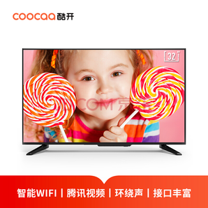 coocaa 創(chuàng)維酷開 K32 32英寸 液晶電視849元