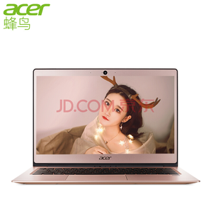 宏碁(Acer)Swift1 13.3英寸全金屬超輕薄筆記本電腦SF113（四核 4G 128G SSD IPS 藍(lán)牙 指紋識(shí)別）櫻粉金3098元