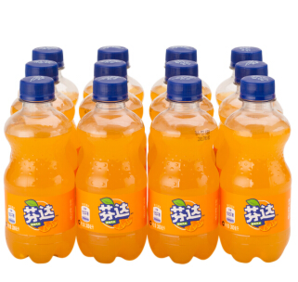 限華北！Fanta 芬達 橙味汽水 碳酸飲料 300ml*12瓶