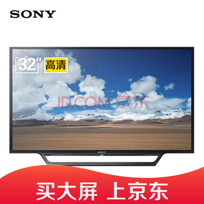 SONY 索尼 KDL-32W600D 32英寸 液晶電視 1799元