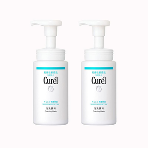 雙11預(yù)售： Curel 珂潤(rùn) 潤(rùn)浸保濕潔顏泡沫 150ml*2 125元（需定金20元）