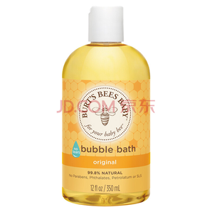 Burt‘s Bees 小蜜蜂 寶寶天然輕柔泡泡沐浴露 350ml *3件 162元包郵（合54元/件）