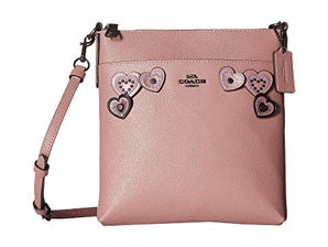 COACH 蔻馳 Messenger Crossbody in Heart Applique 女士單肩包 