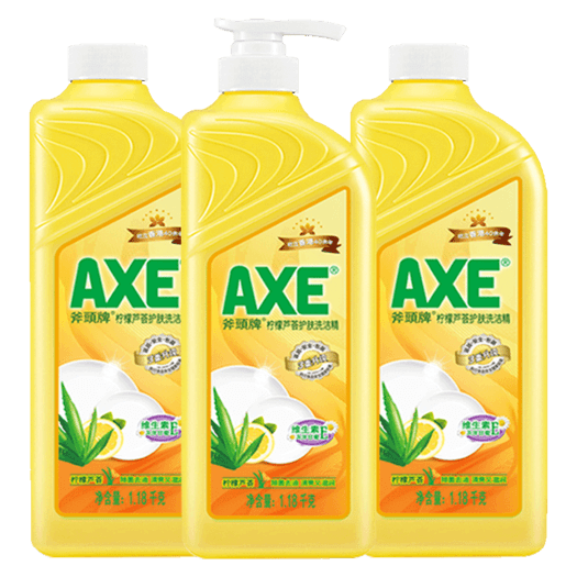 香港 斧头牌 axe 柠檬洗洁精 1.08kg*3瓶