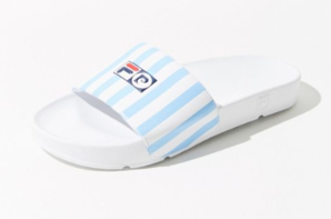 6碼起~FILA + Pierre Cardin Striped Slide Sandal 皮爾卡丹聯(lián)名款女士拖鞋