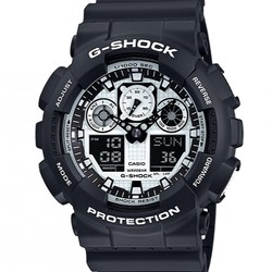 CASIO 卡西歐 G-Shock GA100BW-1A 男士時裝腕表