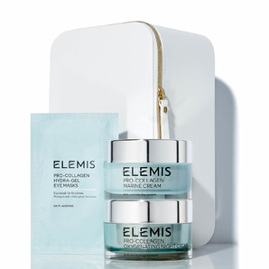 爆料有獎！價值￡192！ELEMIS 艾麗美 骨膠原護膚禮盒（面霜50ml+晚霜50ml+眼膜1片）新低￡84（需用碼）