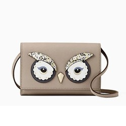 爆料有獎(jiǎng)！kate spade 凱特絲蓓 star bright owl summer 女士斜挎包 $59（約￥490）