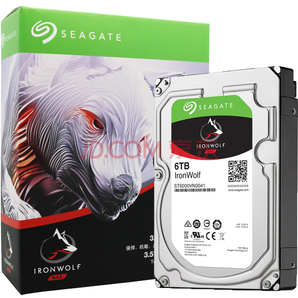 SEAGATE 希捷 IronWolf 酷狼 ST6000VN0041 NAS硬盤 6TB1499元