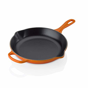 中亞Prime會員： Le Creuset 酷彩 琺瑯鑄鐵 圓形淺底煎鍋 橙色 22cm 618.11元+69.23元稅費（到手￥687.37元）