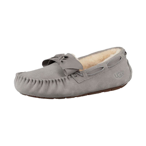 23日0點： UGG Dakota Leather Bow系列 女士時尚蝴蝶結(jié)裝飾豆豆鞋 379元包郵（需用券）