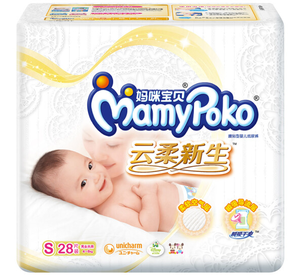 MamyPoko 妈咪宝贝 瞬吸干爽婴儿纸尿裤 S号 28片