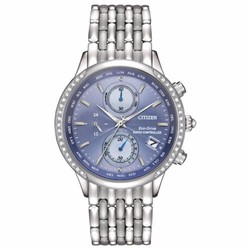 爆料有獎！CITIZEN 西鐵城 FC5000-51L World Chronograph A-T Blue 女士光動能腕表 