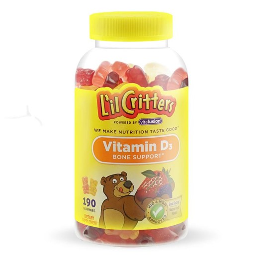 15日0点,考拉海购黑卡会员: lil critters 丽贵 小熊宝宝维生素d