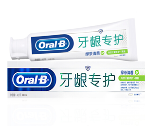 PLUS會員！ Oral-B 歐樂-B 排濁泡泡 綠茶持久清新 修護牙膏 40g