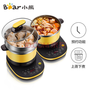 小熊(Bear)电热锅 多功能电热杯学生宿舍电煮锅煮面电火锅电锅DRG-C18Q6