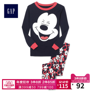 28日0點! Gap x Disney 迪士尼系列 368537 男童米奇內(nèi)衣套裝 89元包郵