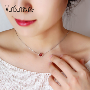 Vunsun/微色925纯银项链