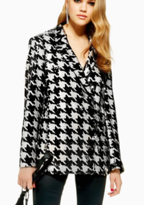 Topshop Houndstooth 千鳥(niǎo)格紋西裝