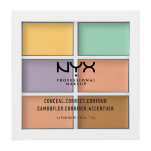 NYX Professional Makeup 6色修容遮瑕盤  9g