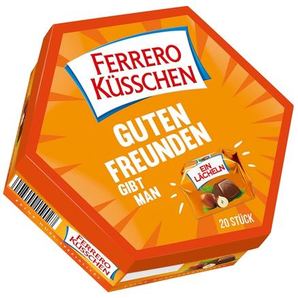 現(xiàn)貨！Ferrero費列羅浪漫愛之吻榛仁巧克力禮盒 20粒 178g 