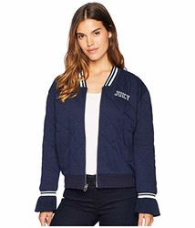 Juicy Couture Quilted Terry Bomber Jacket女士夾克 