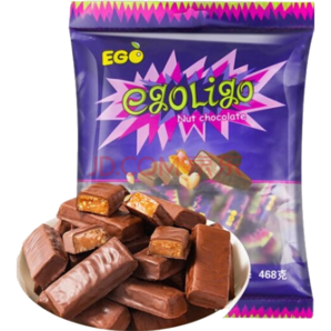 原装进口EGO巧克力紫皮糖468g年货装*2