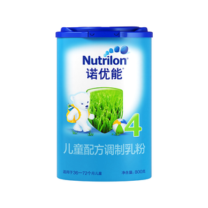 諾優(yōu)能（Nutrilon）兒童配方調(diào)制乳粉愛爾蘭版（36-72月齡，4段）800g