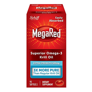 Schiff MegaRed加強型磷蝦油500mg Omega-3三倍功效90粒