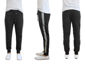 Heavy Fleece Jogger-Side Stripe男士運動褲